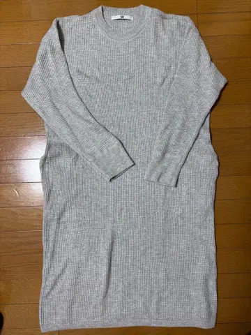 거의 미사용 새상품급 SLY 그레이 긴팔 니트 원피스