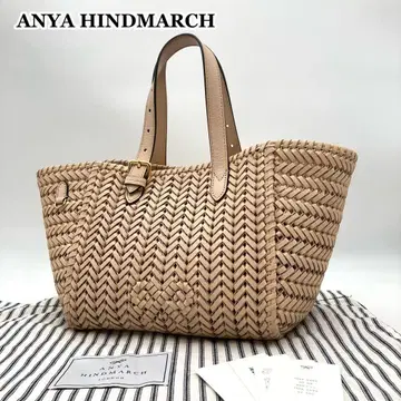 컨디션 최상 안야 힌드마치 니슨 스퀘어 스몰 토트백 고급