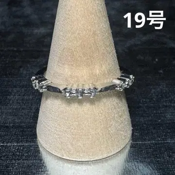 빈티지 패션반지 실버 19호 바게트컷 반지 고급