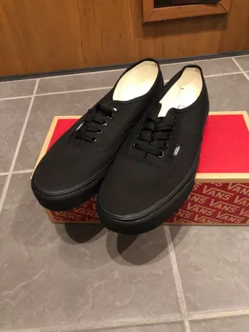 vans 오센틱 블랙 us 기획 27.5