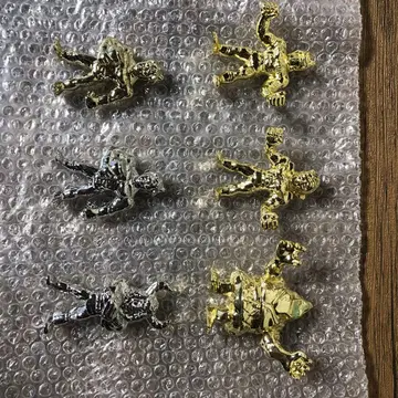 근육맨 메탈 피규어 6체 세트 금은