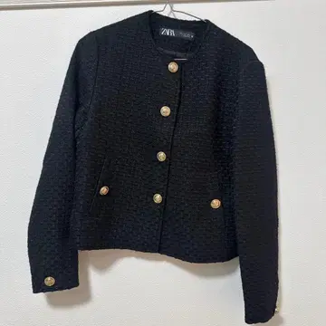 ZARA 노카라 블랙 자켓 S 사이즈