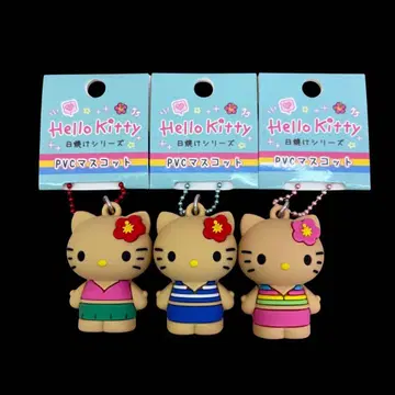 헬로키티 일광화상 시리즈 pvc 마스코트 3종 세트