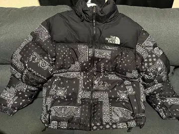 THE NORTH FACE 반다나 패턴 다운 자켓 XL
