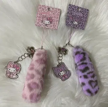 쿠로미 챠미키티 스트랩 2개 세트 갸루 산리오 Sanrio