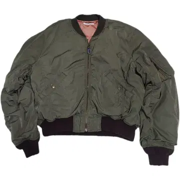 MA-1 데미지 가공 카키 여성용 프리 사이즈