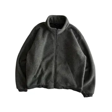 [레어] 90s 랜즈 엔드 USA제 보아 플리스 자켓 짧은 기장 L