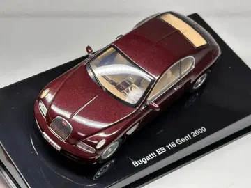 오토아트 1/43 부가티 EB118 제네바 2000 버건디