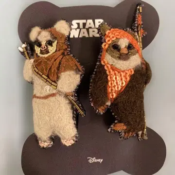 스타 워즈 이워크 봉제 인형 브로치 배지