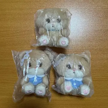 mikko 캐릭터 봉제 인형 라떼 3종 세트