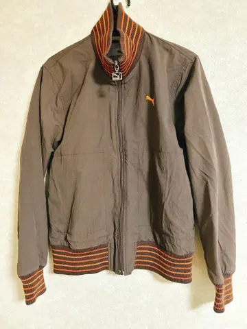 PUMA 여성용 M 사이즈 브라운 자켓 새상품급