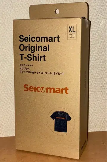 세이코마트 오리지널 반팔 T셔츠 네이비 세이코마트 로고 XL