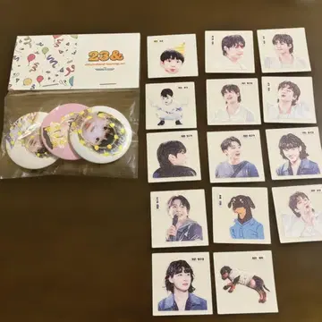 BTS 정국 굿즈 마스터 뱃지 덤 포함 씰