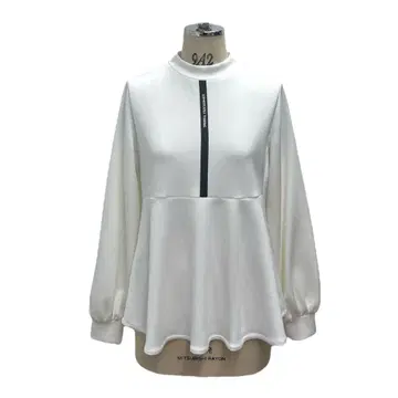 ayane 스탠드 칼라 소프트 본딩 풀오버