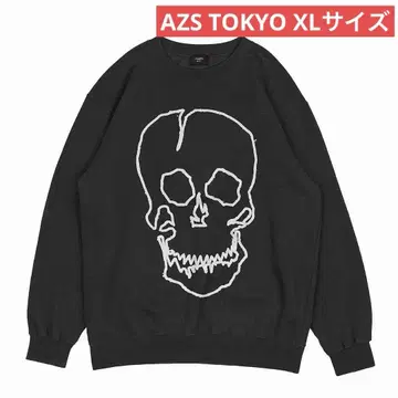 AZS TOKYO 아자스도쿄 SKULL 롱 티셔츠