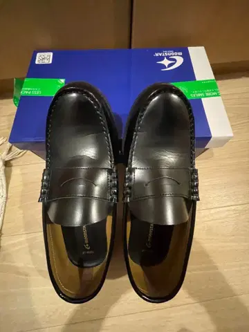 MOONSTAR 블랙 로퍼 27cm