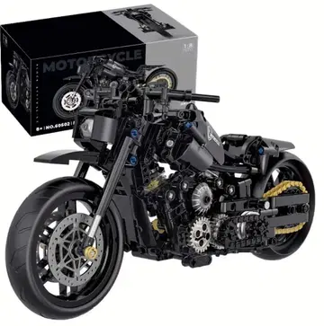 t*o님 1/8 스케일 아메리칸 바이크 스포츠 바이크 블랙 3D 블록