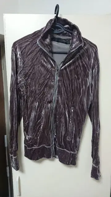 벨로아 주름 가공 저리 자켓 사이즈 2 슈리셀