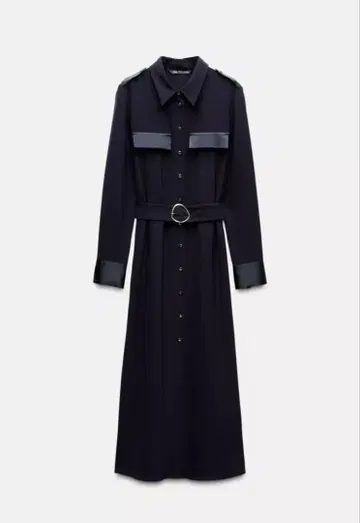 ZARA 미디 셔츠 원피스