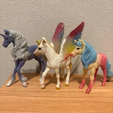 유니콘 피규어 3체 세트