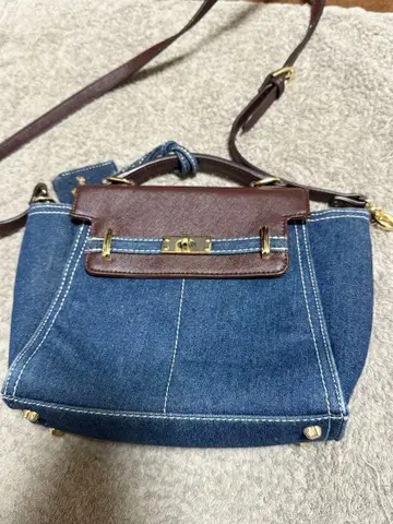[ 거의 새것 ] Samansa Vega 데님 숄더백