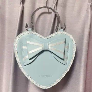 BABY, THE STARS SHINE BRIGHT 리본 하트 BAG