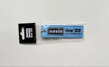 oasis live '25 플라이트 택 오아시스 키링