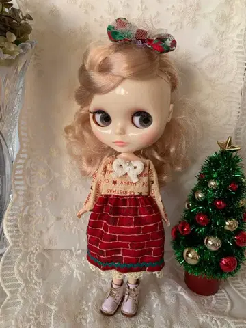 브라이스 아웃핏 크리스마스 원피스 머리끈