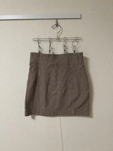 ZARA 체크 무늬 타이트 스커트 M 사이즈