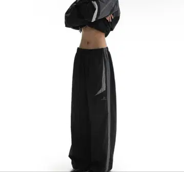 [ 당일 배송 ] MASONPRINCE 와이드 스트레이트 나일론 팬츠