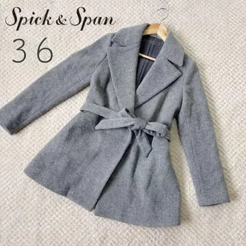[ 새상품급 ] Spink&Span 테일러드 자켓 코트 울 캐시미어 S