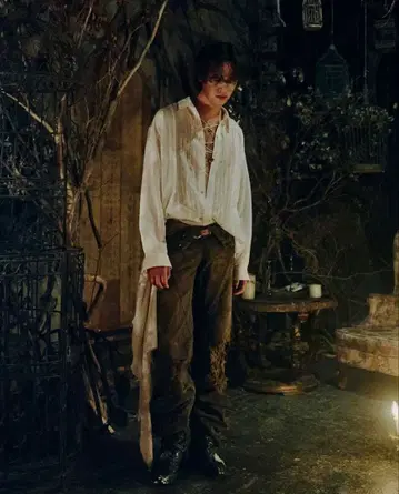 blank 25ss 데미지 롱 데님