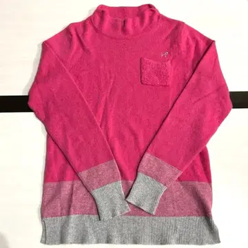 HEAL CREEK 캐시미어 100% 긴팔 하이넥 니트 사이즈 42 골프