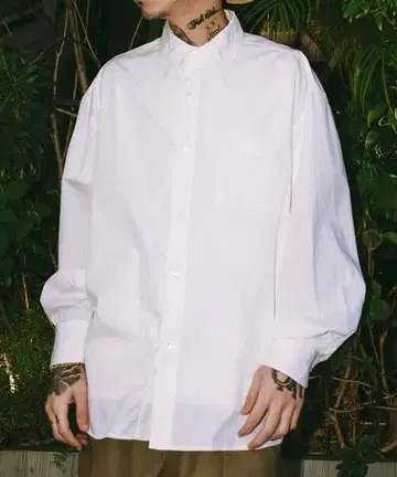 [ 새상품 ] Subciety High count cotton shirt