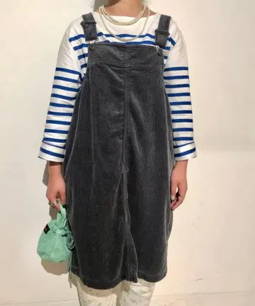 빔즈 보이 코듀로이 점퍼 스커트 점프 스커트