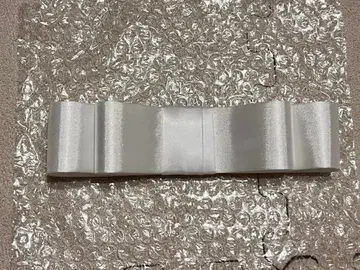 화이트 리본 리본 모자 꽁지