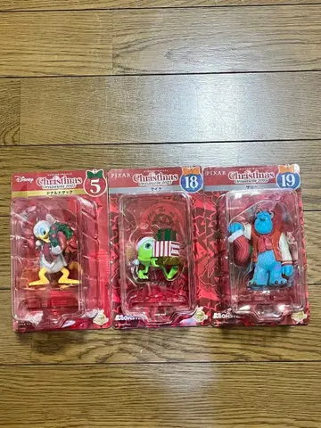 디즈니 해피 복권 2025 크리스마스 오너먼트 도날드, 마이크, 샐리