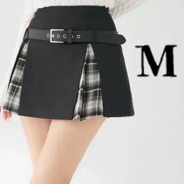 미개봉 새상품 다리치 darich 체크 도킹 미니 스커트 M