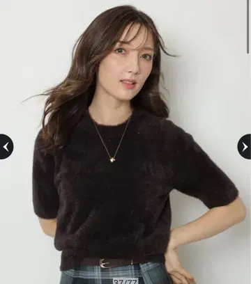 새상품 아푸와이저 리셰 스팽글 퍼지 니트 Arpege story