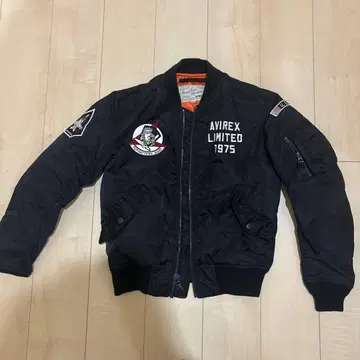 인기! AVIREX MA-1 플라이트 자켓 M 블랙