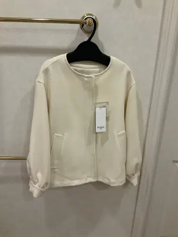 B:MING 아이보리 노카라 자켓 M