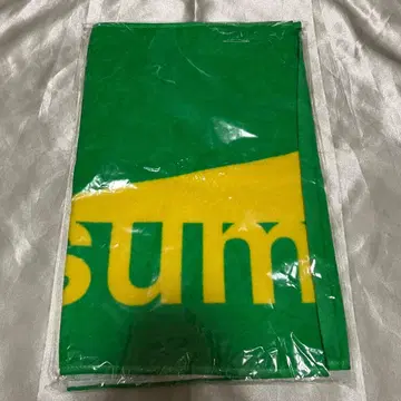미개봉 새상품 sumika 로고 타월 그린