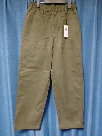 RODEO CROWNS 올리브 그린 허리밴딩 캐주얼 팬츠