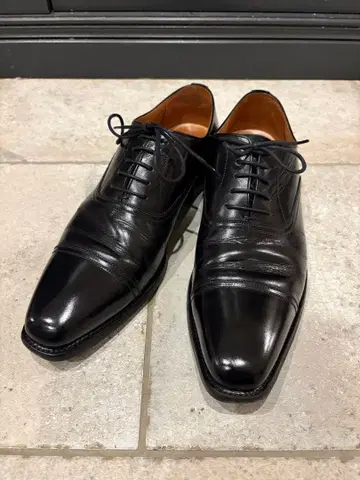 SCOTCH GRAIN 벨오므 스트레이트 팁 758 25cm 블랙