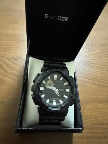 G-SHOCK 블랙 아날로그 디지털