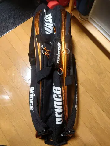 Prince Tour Team 테니스 라켓백 블랙/오렌지