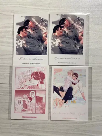 fall in gush 사진풍 카드 아세 와기모코 하토야 타마 4세트