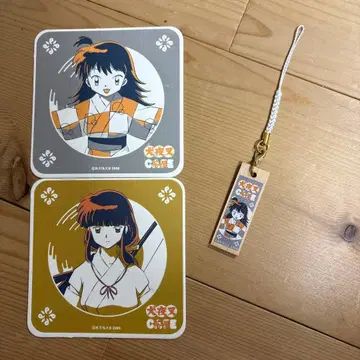 이누야샤 키쿄우 린 코스터 목찰 스트랩 3종 세트