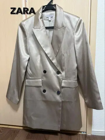 ZARA 골드 샴페인 골드 블레이저 자켓 s 사이즈