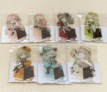 아카쿠라 개인전 Ludique 미니 아크릴 스탠드 7종 세트